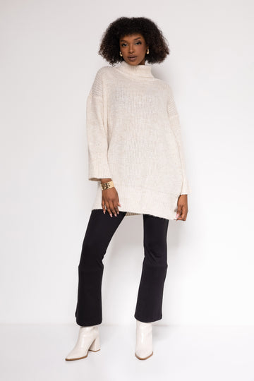 Kötött tunika II bézs