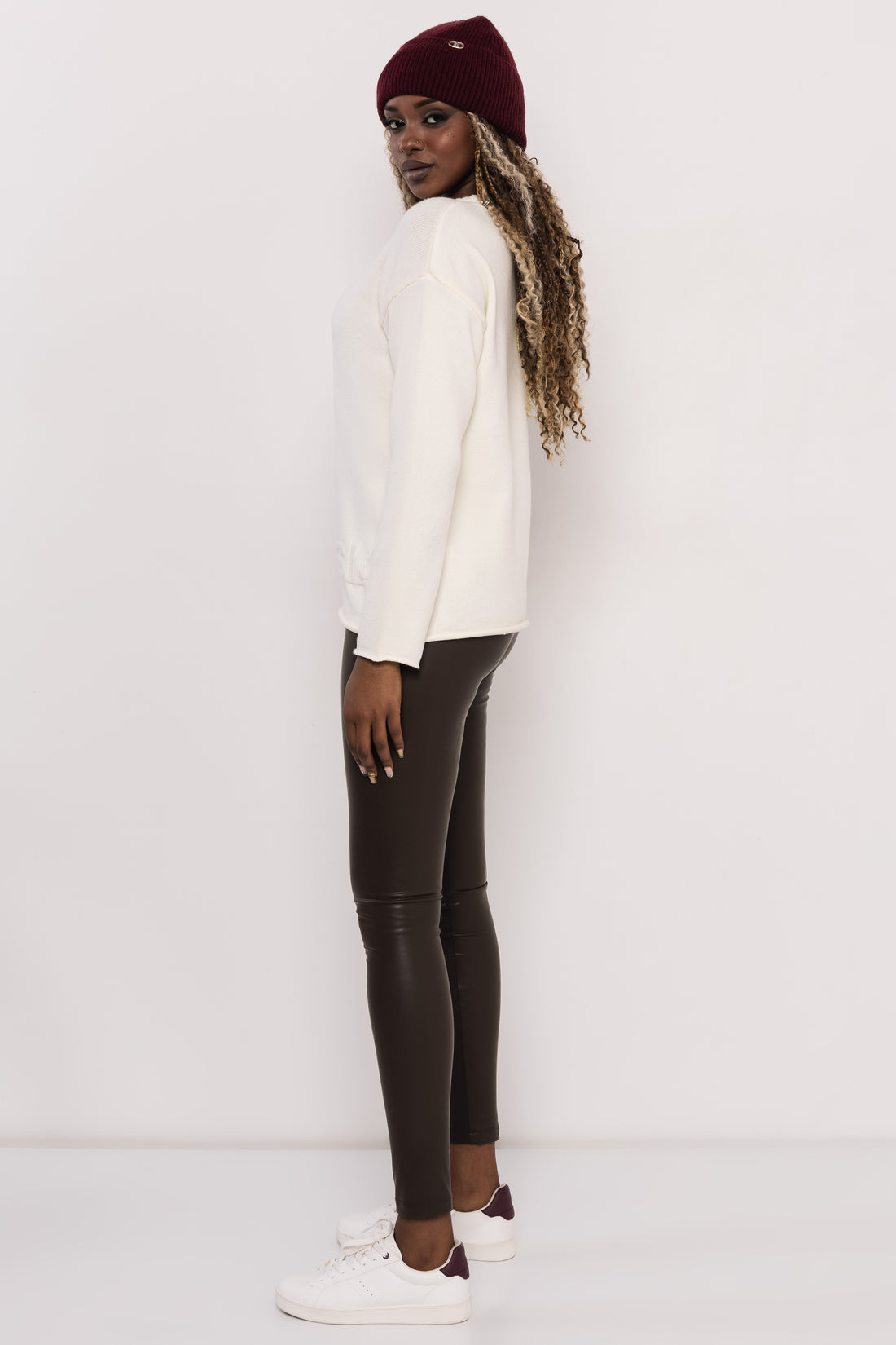 Tamul pulóver - ekrü