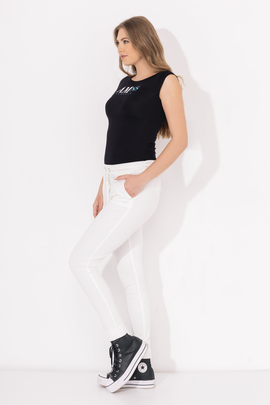 Caron felső fekete one-0