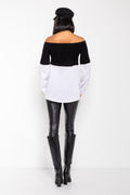 Nhuco felső fehér/fekete fehér one-2