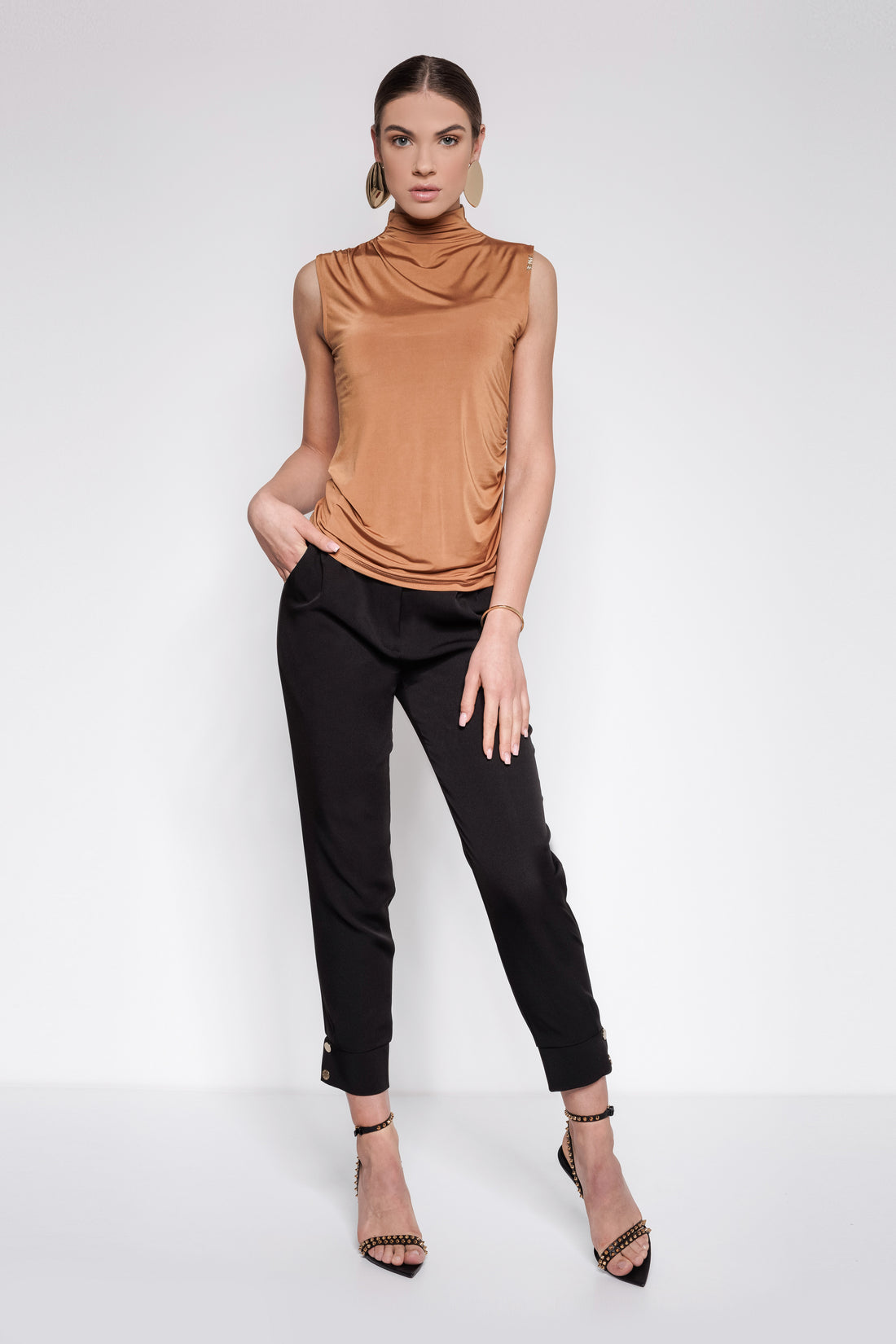 Ilote felső camel barna one-0