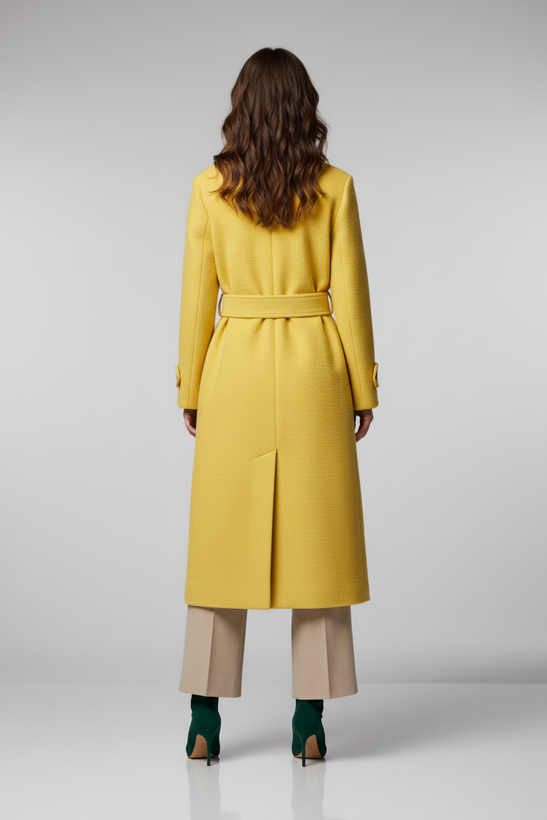 Szövetkabát sárga