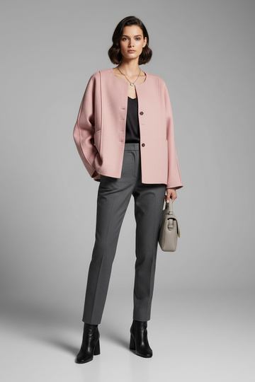 Rose kabát rózsaszín