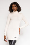Kötött tunika - ekrü-0
