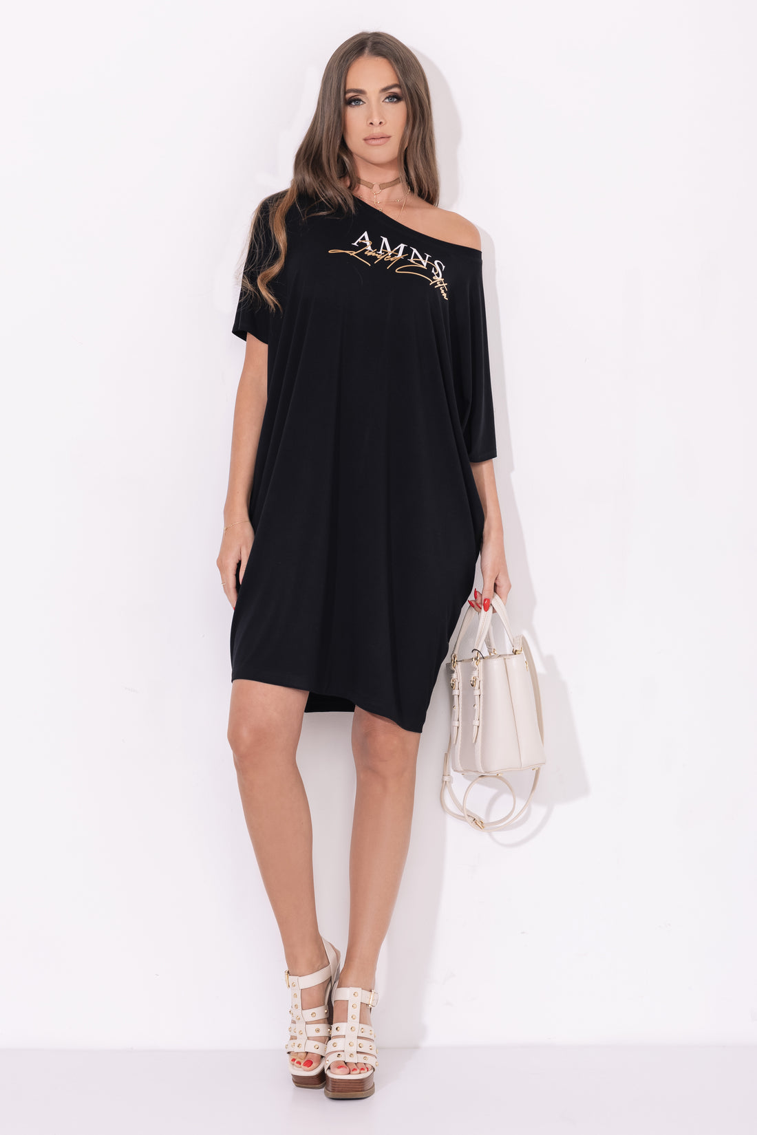 Dindin tunika bambusz fekete one-0