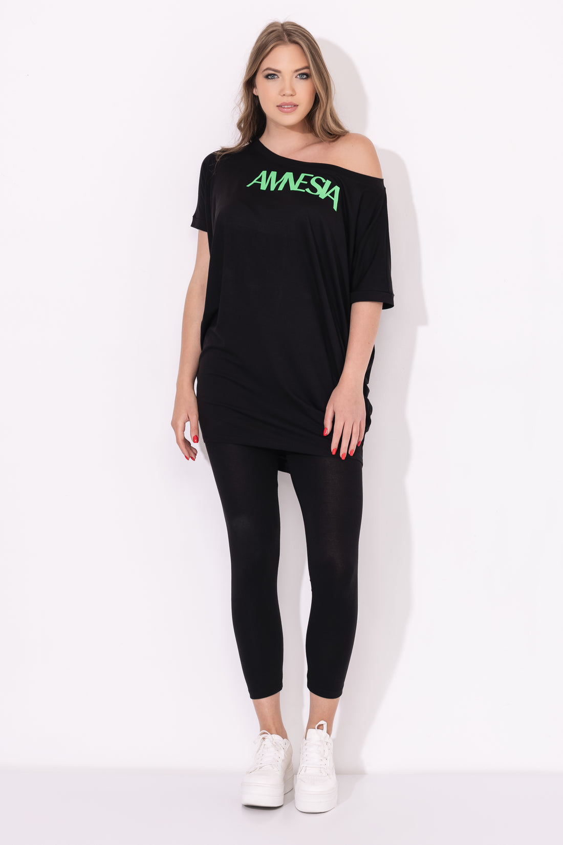 Bony felső fekete one-0