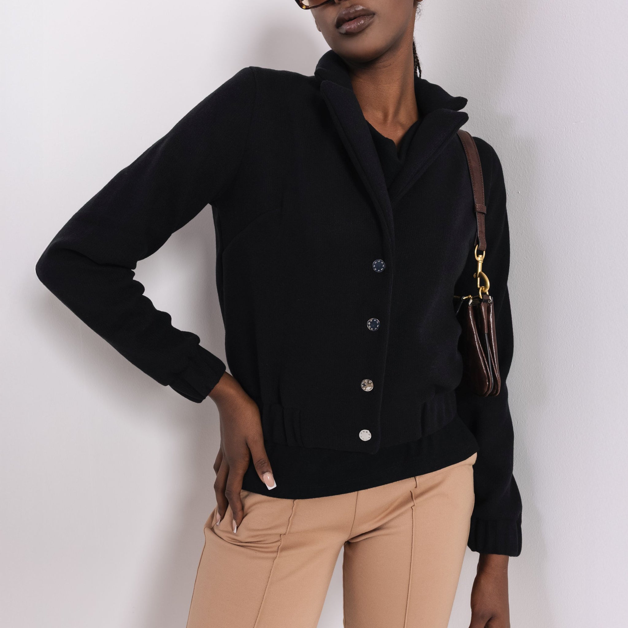 Oscar szövetdzseki fekete